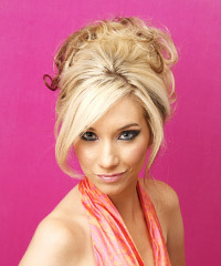Long formal wavy hairstyles